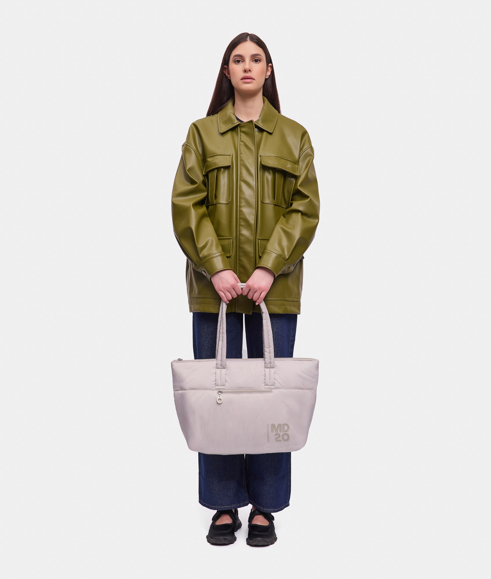 lululemon on my level bag large Mandarina Duck Md 20 BALLOON Ont05 Tote Bag Grey