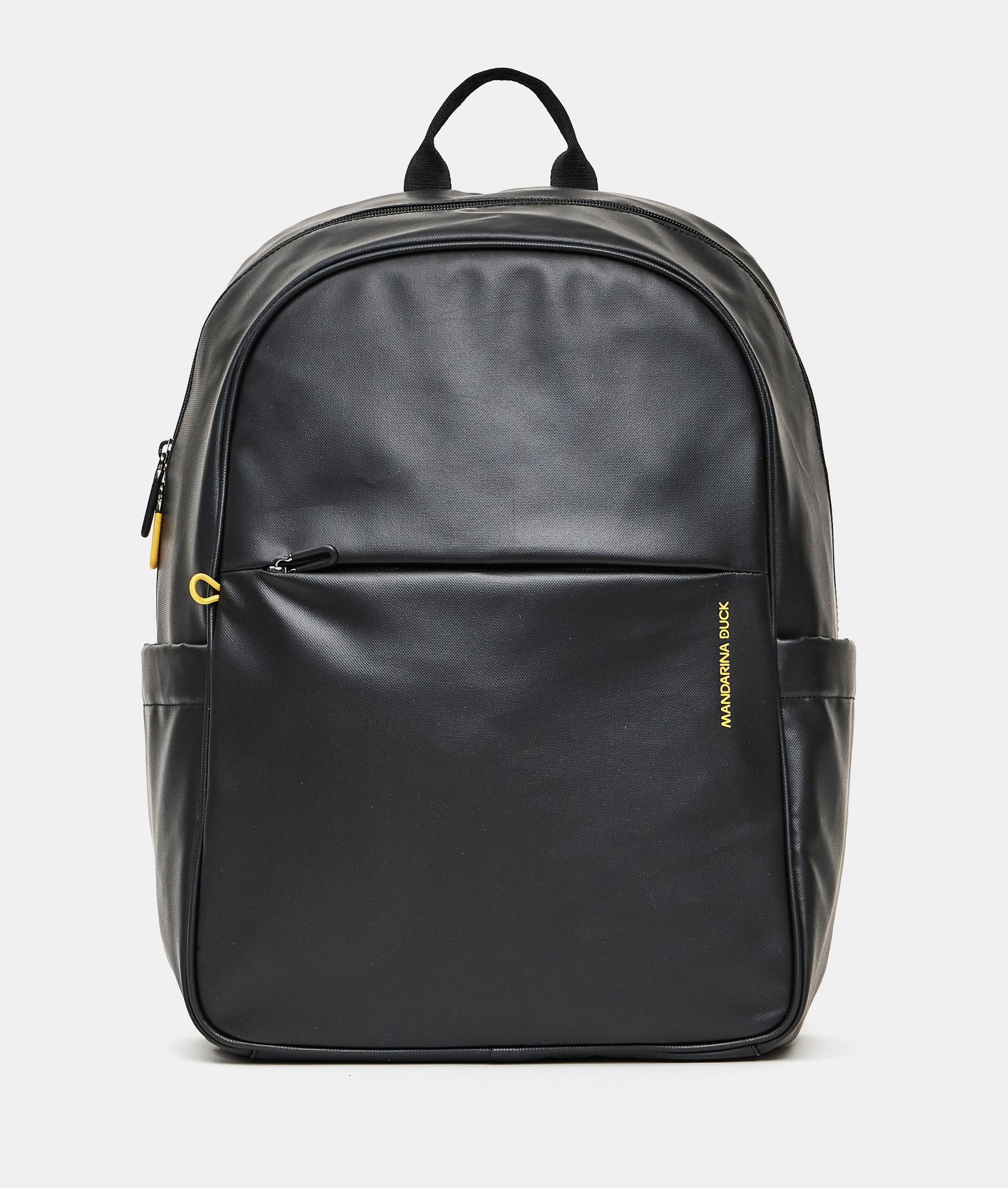 black leather backpack simple Eco Coated Backpack$ Black