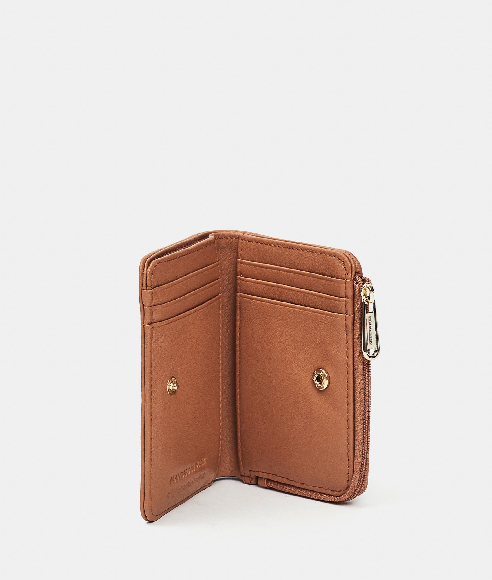 ダルタニアン Mellow Leather Wallet Pecan Nut Mandarina Duck