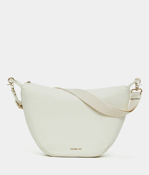 Mellow Leather Hobo Almond - Mandarina Duck