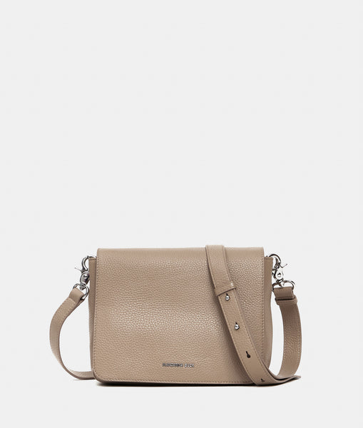 Mellow Leather Hunting Bag Warm Taupe - Mandarina Duck
