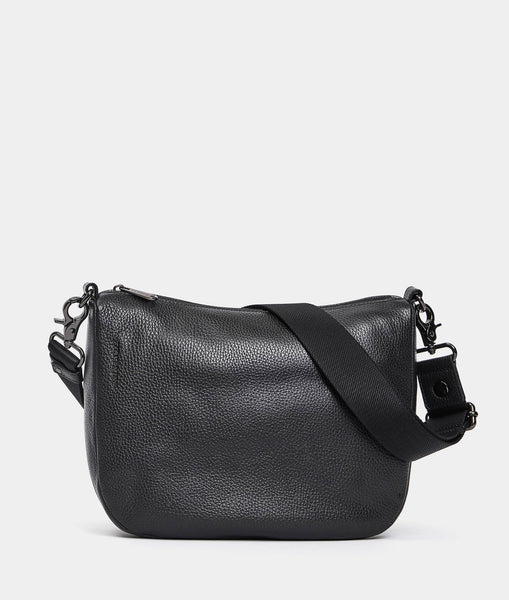 Mellow Leather Hobo Nero - Mandarina Duck