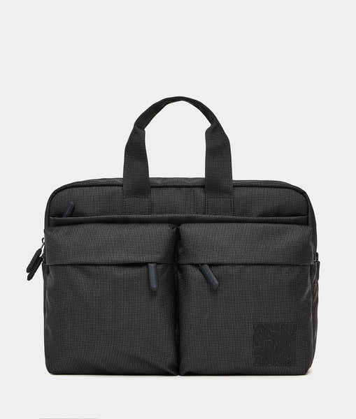 District Briefcase Black Ink - Mandarina Duck