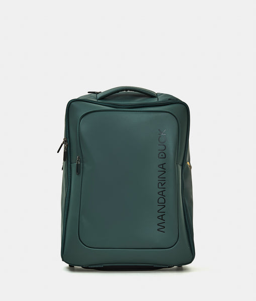 Eco Coated Trolley Backpack Deep Green - Mandarina Duck