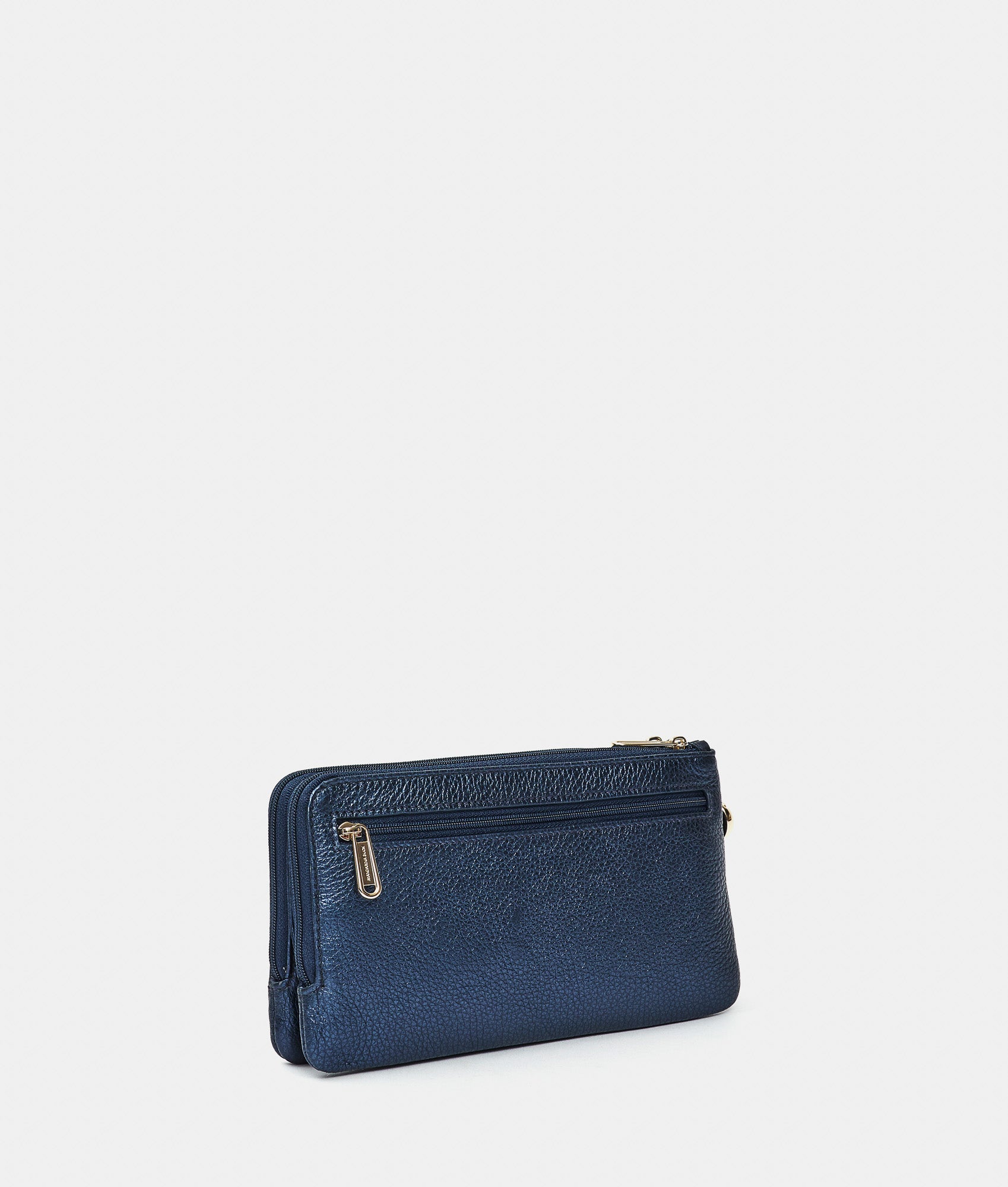 Mellow Metal Pouch Blue Indigo Mandarina Duck