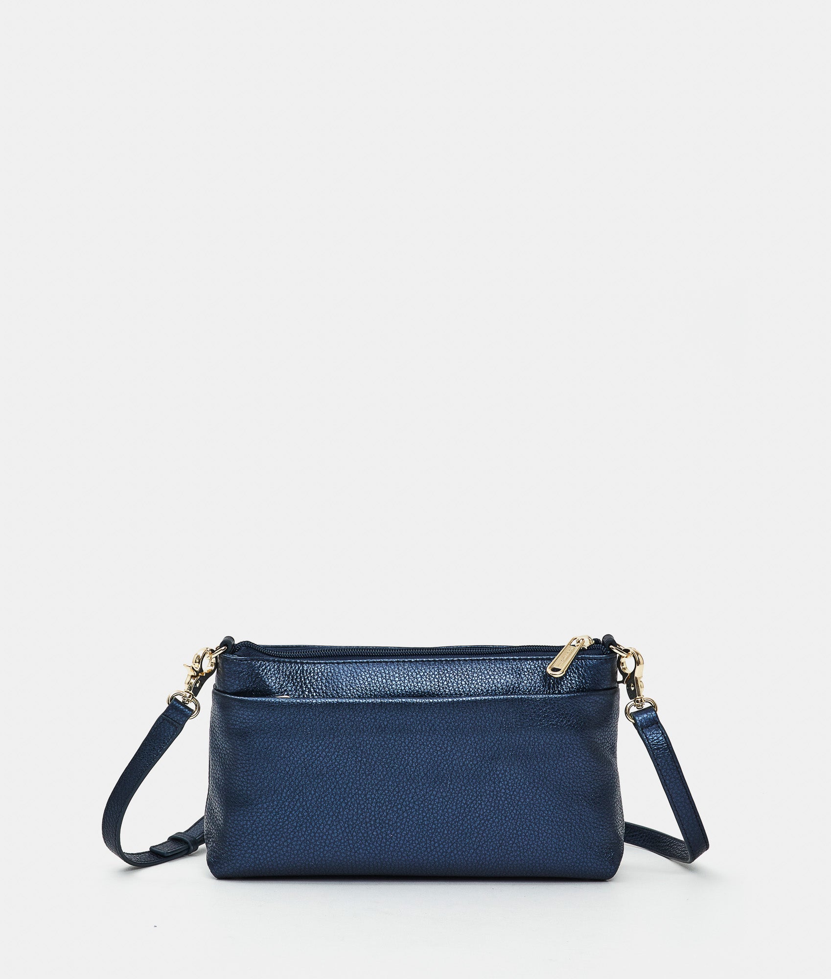 Mellow Metal Triple Pochette Blue Indigo Mandarina Duck