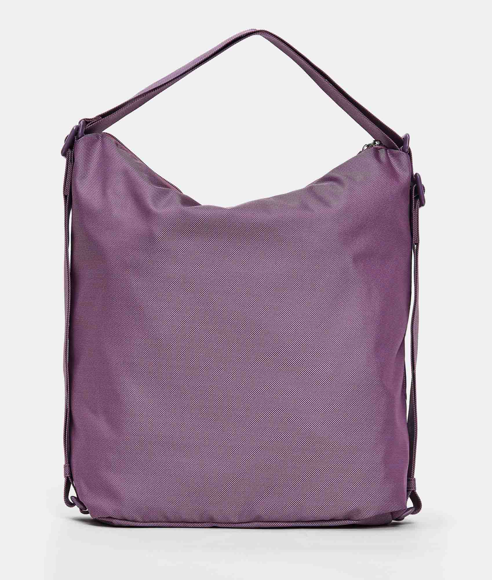 Mandarina Duck MD20 Hobo/Backpack - Borsa A Spalla E Zaino Donna, Tessuto Mitrix Effetto 3D - Foto 8