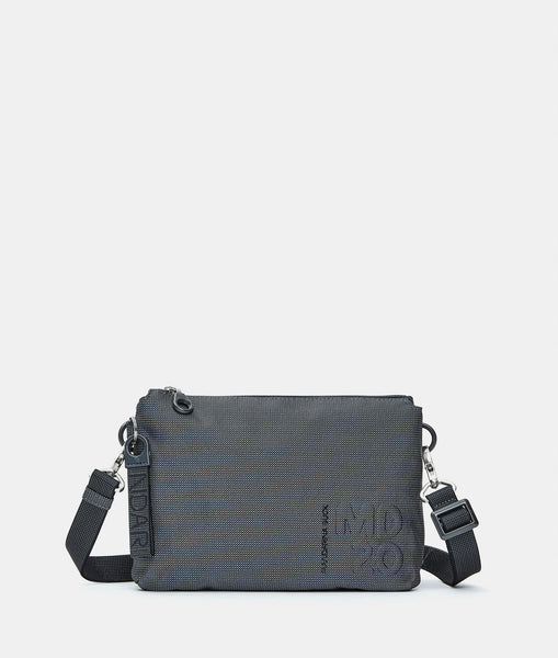 Sac Bandoulière Moyen MANDARINA DUCK MD20 - Couleur Steel (Gris) - Neuf Avec étiquettes