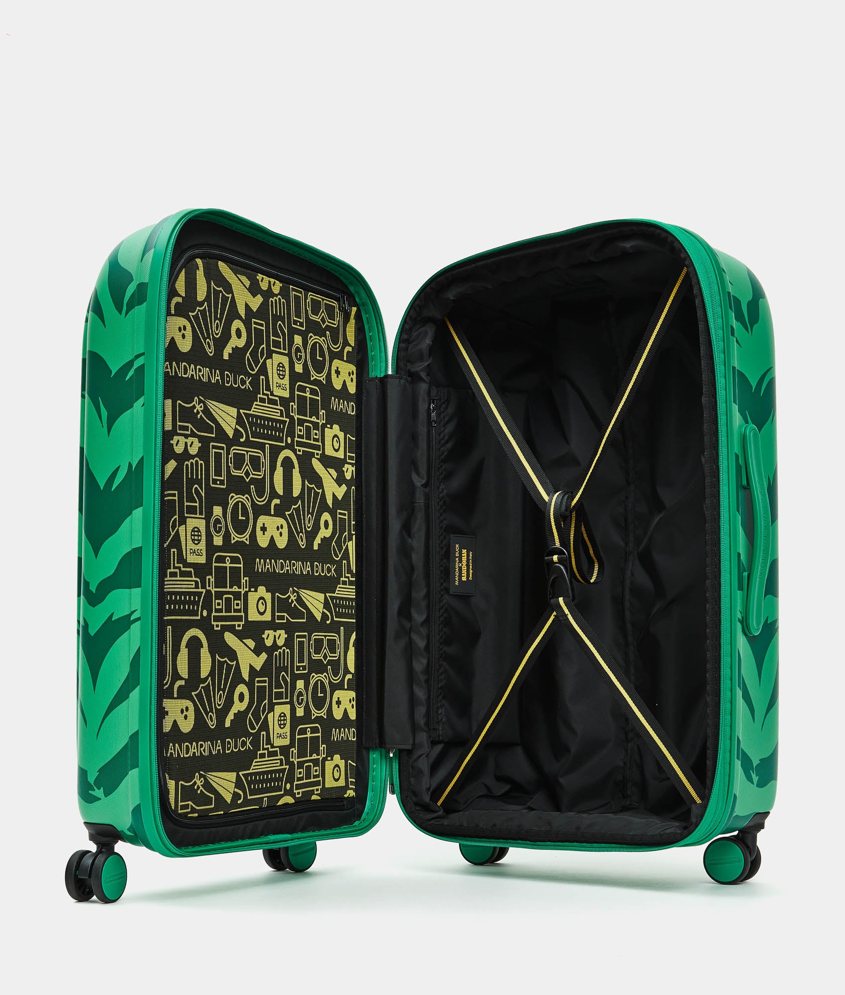 Logoduck+ Sandokan Trolley Medium Exp Green - Mandarina Duck