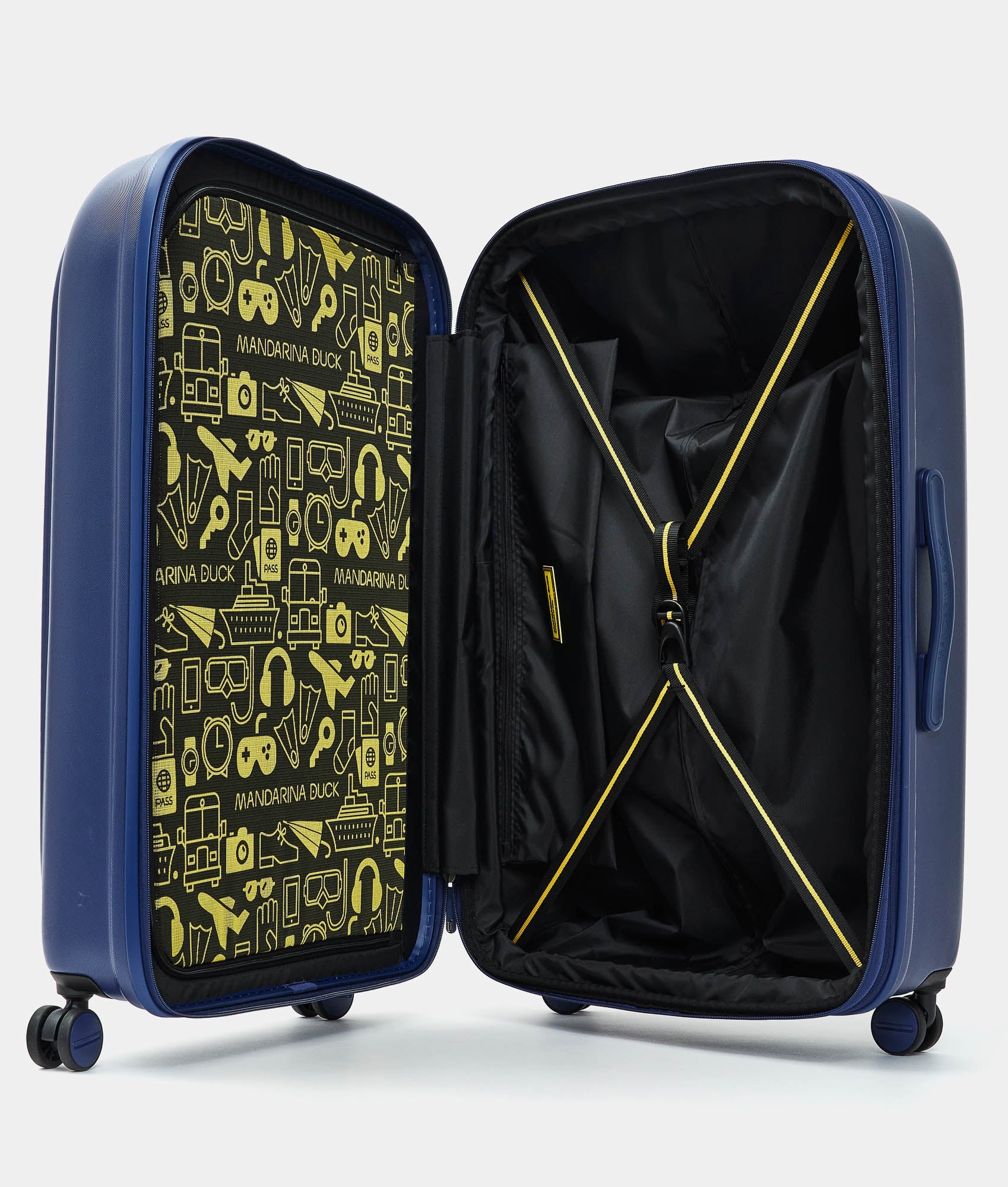 Logoduck + Trolley Large Exp Deep Blue Mandarina Duck
