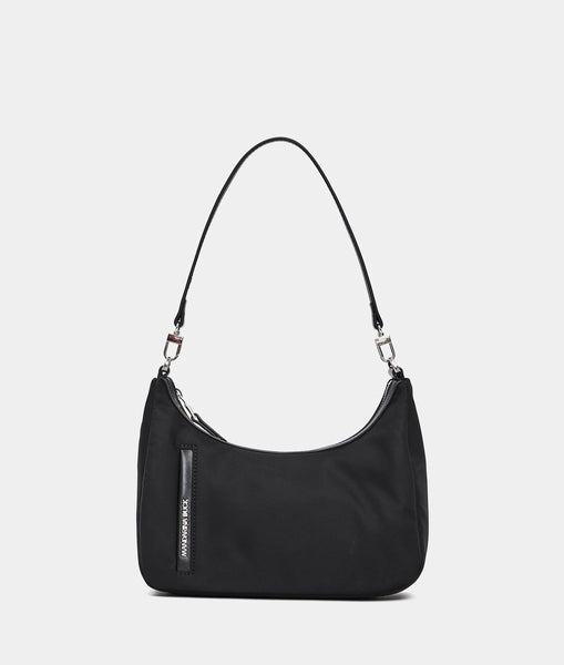 ◆HUNTER◆ UNISEX Travel Hobo Bag Black Hunter Hobo Bag, Nylon, Mini Hobo, Black, Free Size : Amazon